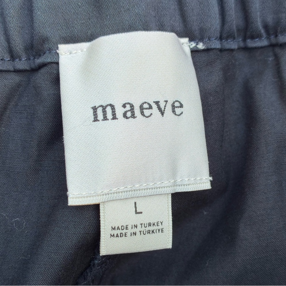 Maeve Curve Poplin Pants Sz Large - Picture 4 of 7